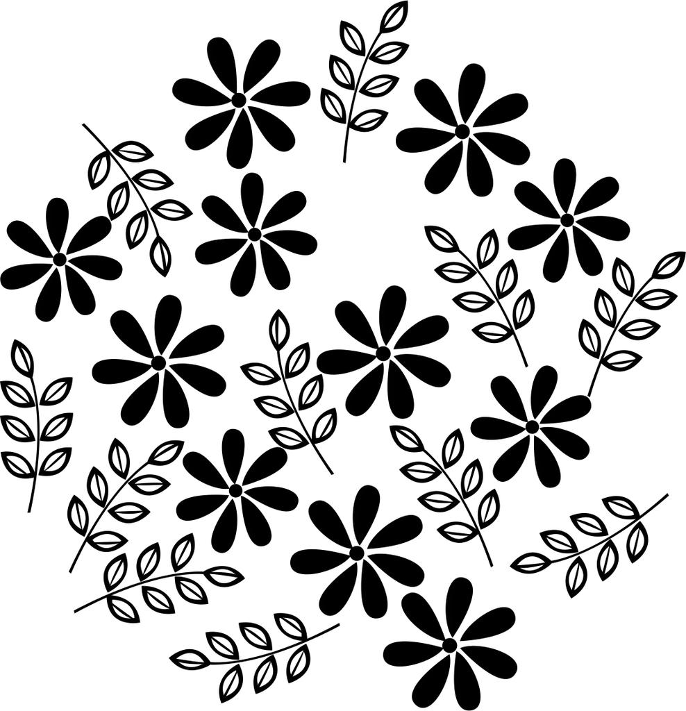 Printtoo Craft Textile Blumenmuster Rundstempel Holzstempel Scrapbooking-2