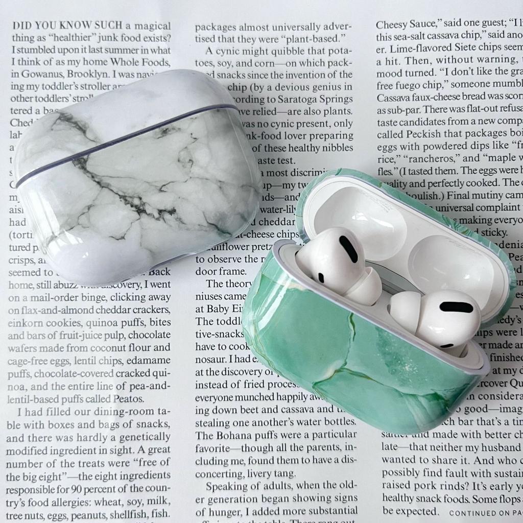 Marble Earphone Case for AirPodsPro2 Earphone Case PC All-inclusive Earphone Case