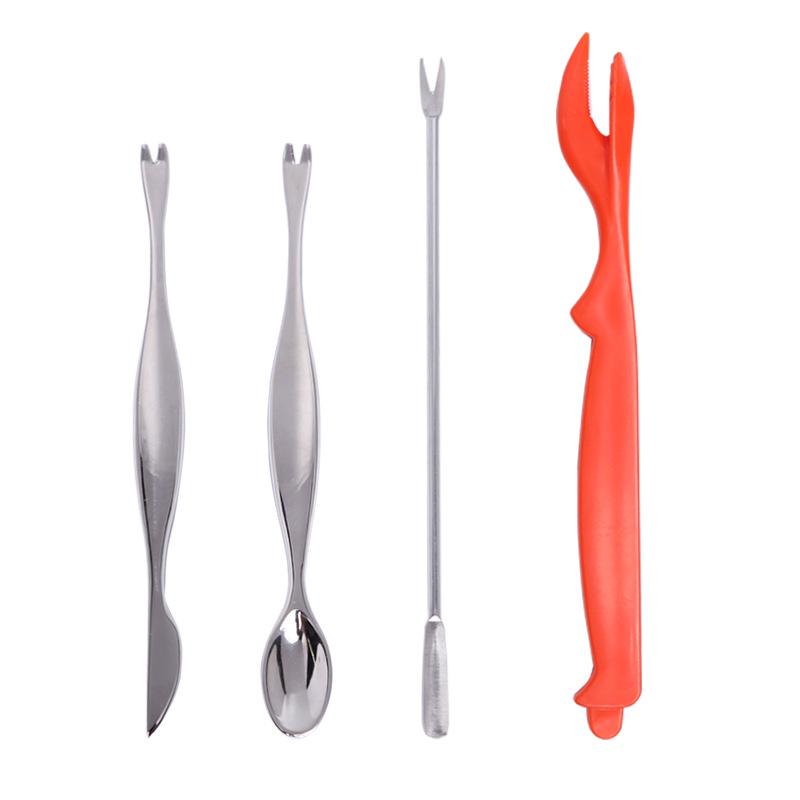 Zinc Alloy Crab Claw Tool Set - 12-Piece Crab Clip & Eating Set