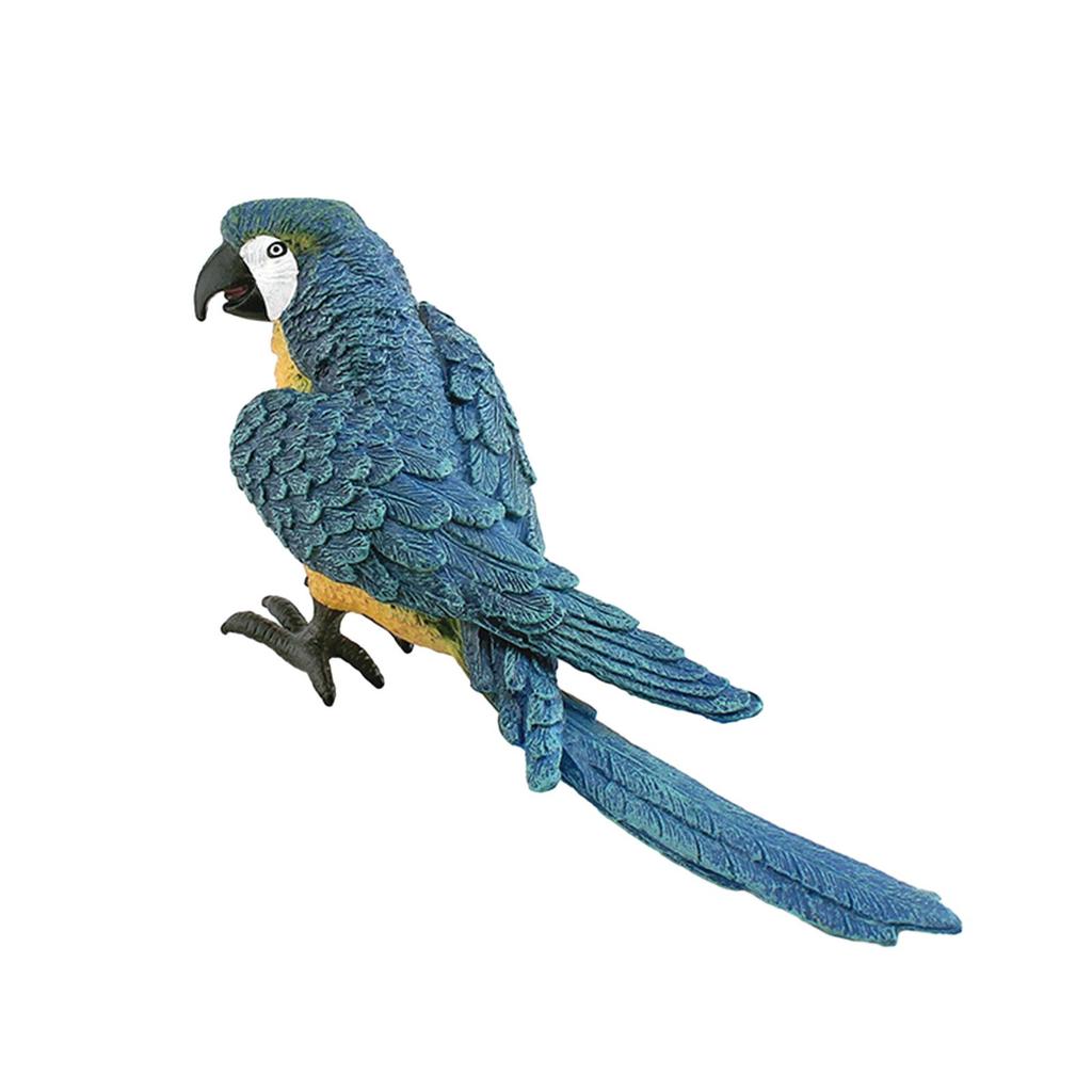 Artificial Parrot Model Bird Ornaments Cute Crafts Fake Parrot Decor Model for Garden Home Backyard Porch Indoor Outdoor