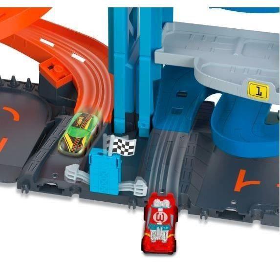 Jouet - Hot Wheels - Tor City Racing Tower - Blanc - 4 Ans Et Plus - Intérieur