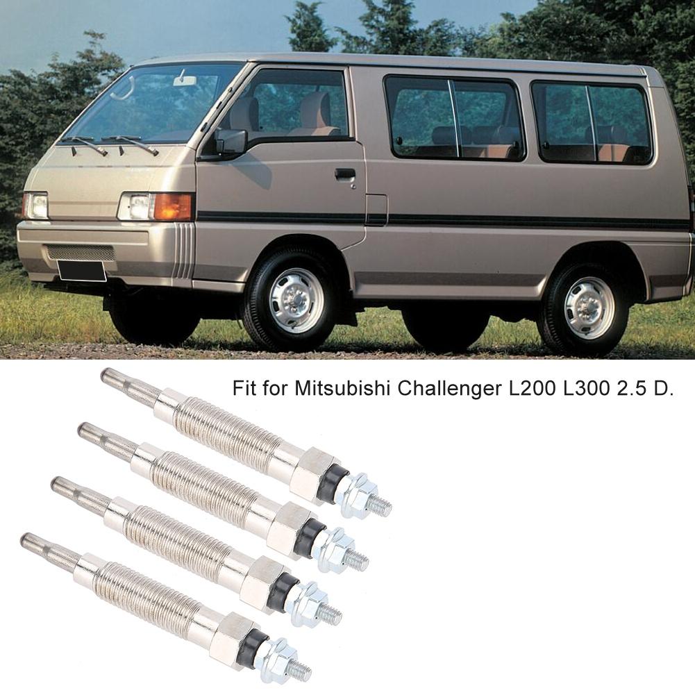 4Pcs Set Diesel Heater Glow Plugs Fit For Mitsubishi Challenger L200 L300 0250202092