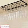 Red Wine Glass Hanging Rack for Stemware Display and Storage