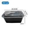 Disposable Thickened Food Container with Lids