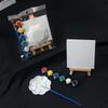 1/2/3pcs DIY Painting Set - Wooden Easel Frame, Acrylic Paints, Brushes & Blank Canvas Panel, Ideal for Oil & Acrylic Painting