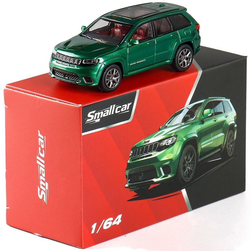 1:64 Jeeps Grand Cherokee SUV Alloy Car Model Diecast Metal Off-road Vehicles Car Model Miniature Scale Simulation Kids Toy Gift