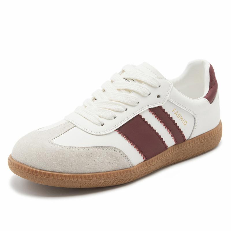 

Leather retro Forrest Gump training shoes women s 2025 spring new versatile platform white shoes casual sports board shoes women 35