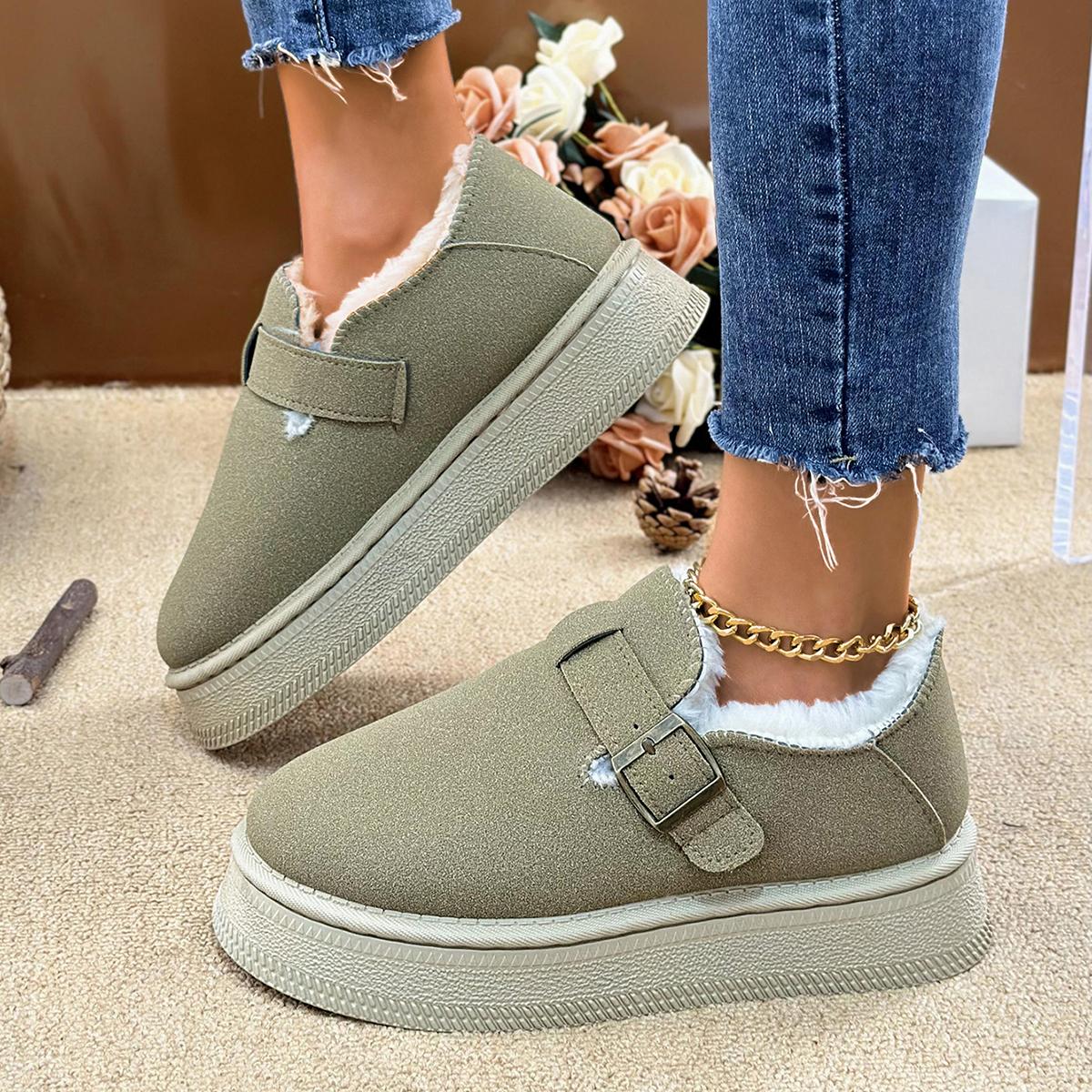 

Жіночі черевики Гарячі легкі зручні черевики на платформі Весна та осінь Зима Неглибокі черевики з круглим носком Повсякденне взуття для жінок 36 хакі