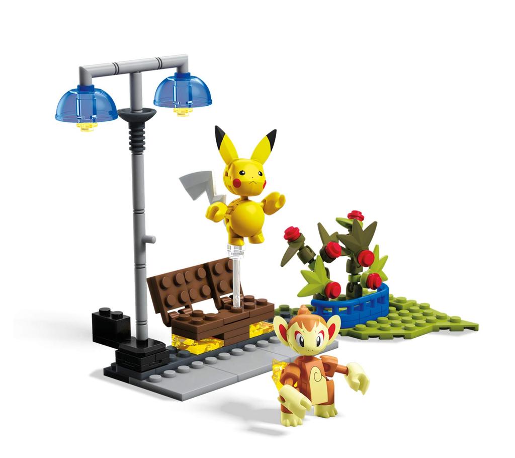 Mega Construx Pokémon Plastic Model Figure: Hikozaru vs. Pikachu