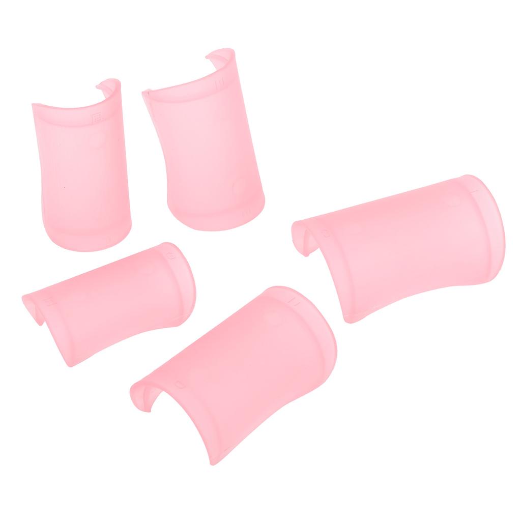 5Pcs Flute Membrane Protector ABS Traditional Chinese Instrument Accessories DM‑01Pink