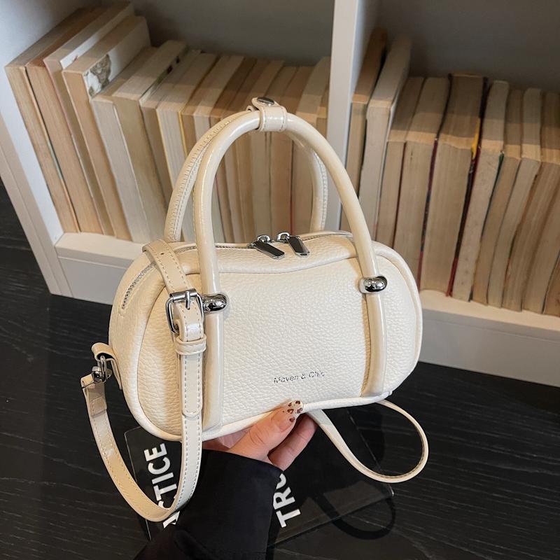 

New Ladies Cute Half-Moon Mini Handbag Single Shoulder Bag Korean Simple Crossbody Bag for Women бежевый