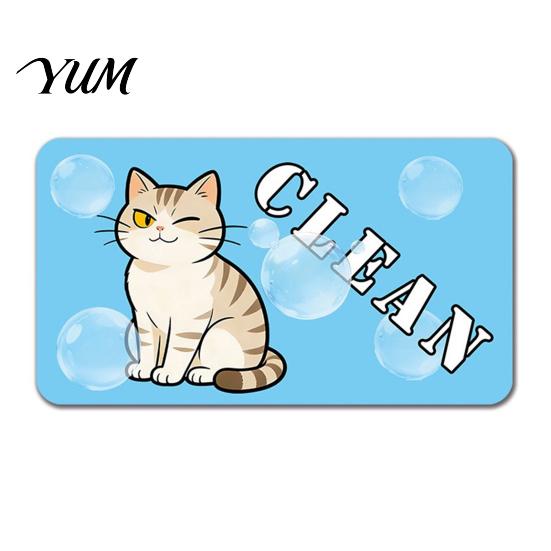 Kitchen Clean Dirty Indicator Cartoon Animal Dishwasher Magnet, Sign Magnetic Indicator, Double-sided Dish Washing Machine Decoration Magnet