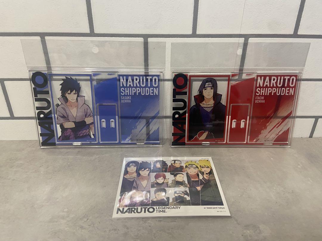 

[USED] NARUTO Baseyard Acrylic Stand Plate 2-Piece Bonus: Sasuke and Itachi