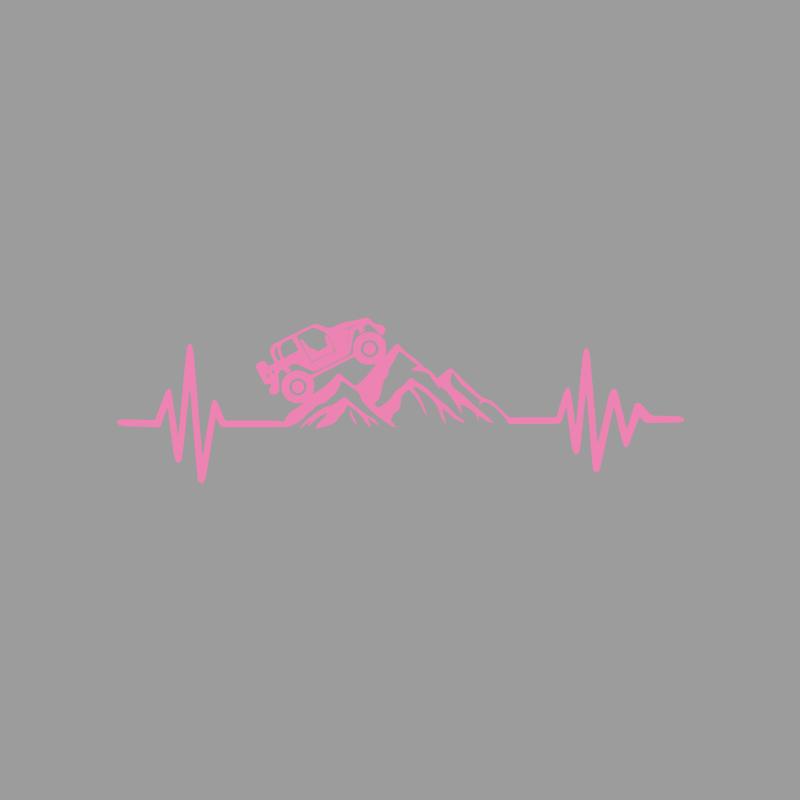 Heartbeat Cross-Country Mountain Bike creative&funny stickers for cartoon fans&lover,high quality for car trucks motorcycles