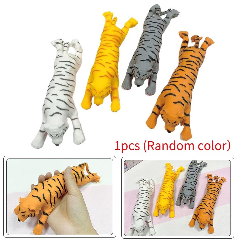 Tpr Slow Rebound Deformation Tiger Pinch Toy For Stress Relief And Fun Children And Youth Ages 3-35