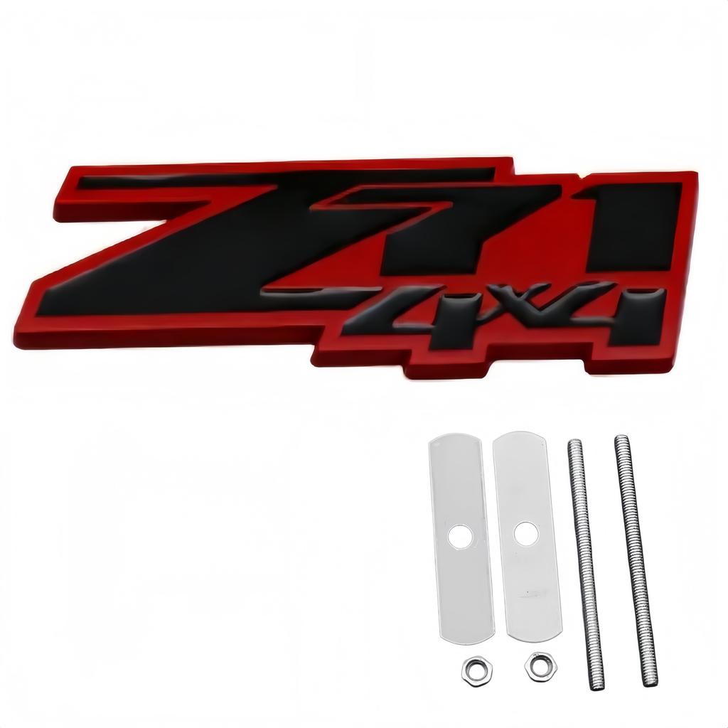 3D Metal Car Front Grille Emblem Badge Car Body Fender Rear Trunk Upgrade Version Modification Accessories Sticker Decal