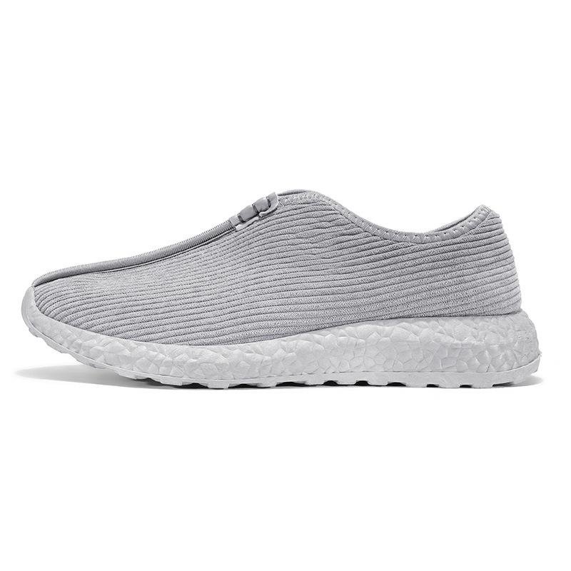 Fashion Mens Knit Monk Shoes Mindful Walking Soft Sole Slip On Breathable Comfortable Zen Meditation Shoes for Yoga Practice Lightweight