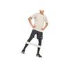 adidas Letter Print Elastic Mid Waist Slim Fit Sports Long Pants Men Pants Black IN5582