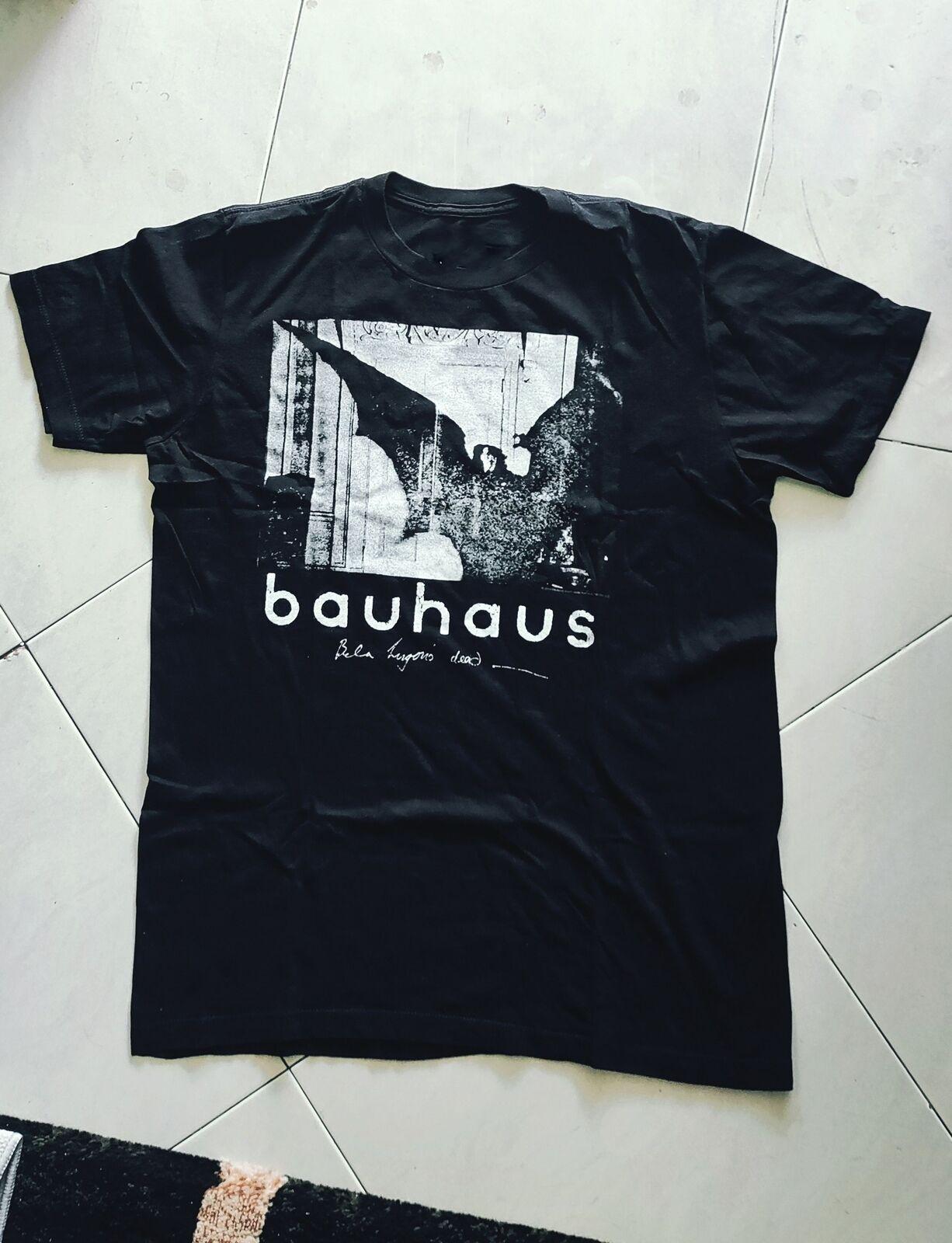 Vtg 90s Bauhaus Bela Lugosi is Dead T-shirt Post Punk Black tee M