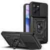 Für Realme Narzo 50A Prime Hülle Realme c35 Cover C35 Magnetischer Ringhalter Rüstung Handyhülle Schiebefenster Kamera Schutz Rückseite