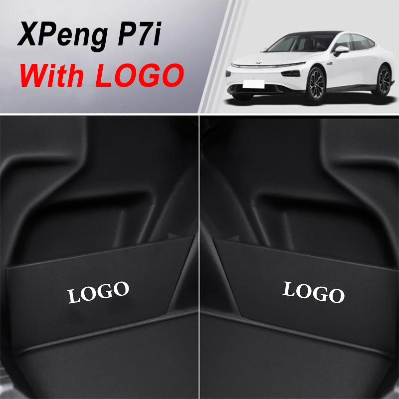 For XPeng P7i ~2024 MK1 E28a Car Trunk Storage Partition Multifunction Storage Box Thicken Trunk Side Partition Auto Parts