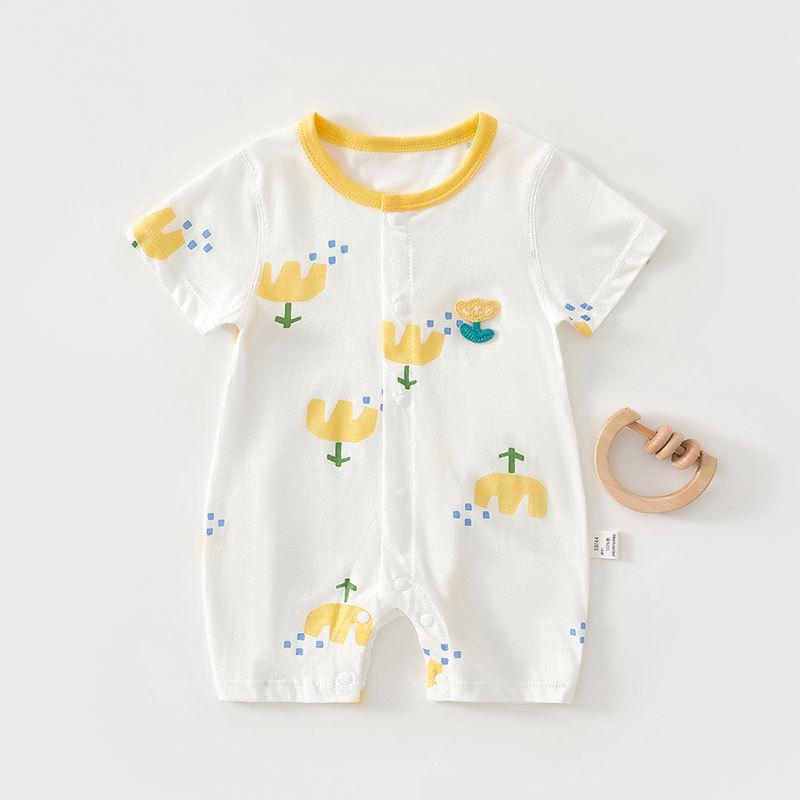 Dünner Stil Sommer Baby Strampler Kurzarm Body für Neugeborene