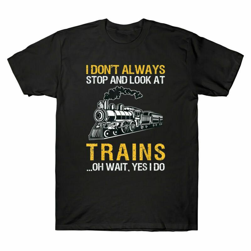 I Look Conductor Tshirt Dont At Unisexs Railroad Stop Always Retro Gift Trains S