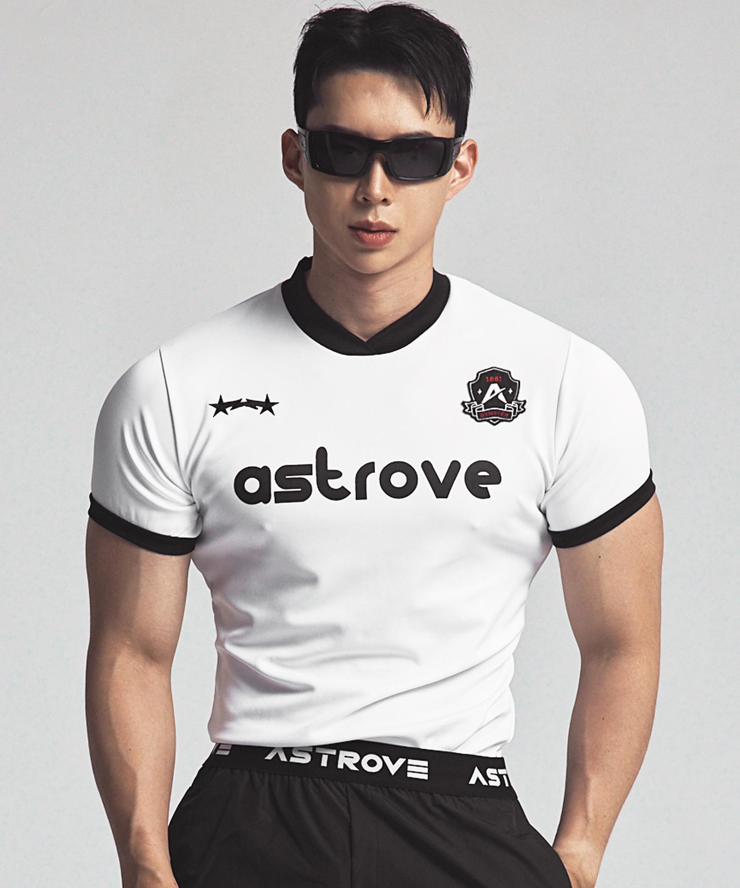 Astrov Flex Compression Short Sleeve T-Shirt White L