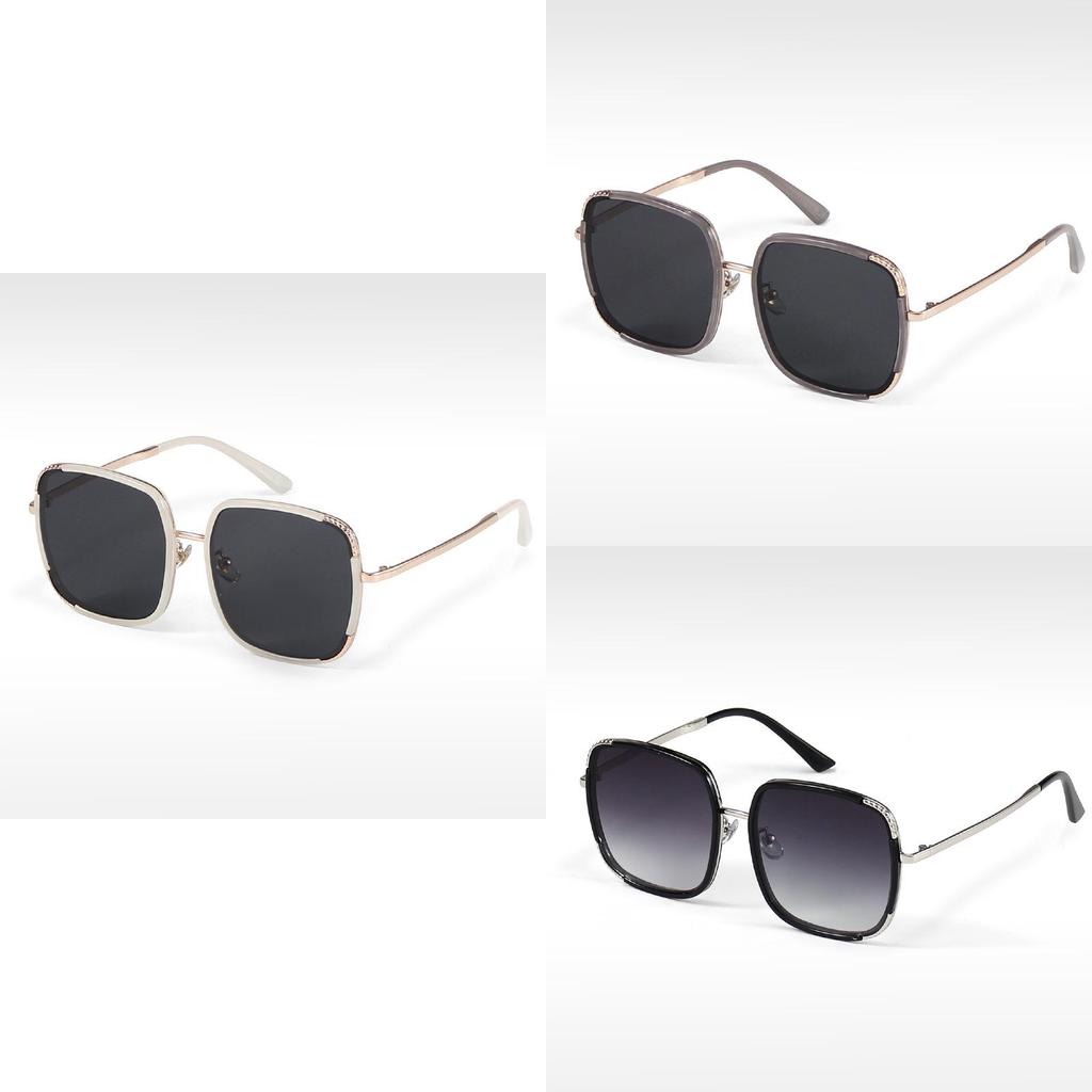 Oversized Nylon Nonpolarized Womens Fashion Sunglasses Uv Sun Protection