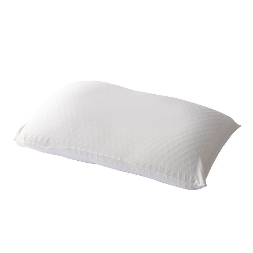 Cainz Moffle Fit Elastic Soft Pillow, White, 40x60cm, Medium Height, Washable Cover Only, Breathable, Cooling, and Stuffy-Resistant, Good Design