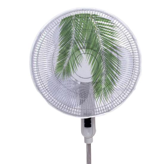 Floor Fan Dust Cover Washable & Reusable Long/Short Style Electric Fan Dust Protective Cover Moisture-Proof Dustproof Soft PEVA Printed Dust MIT