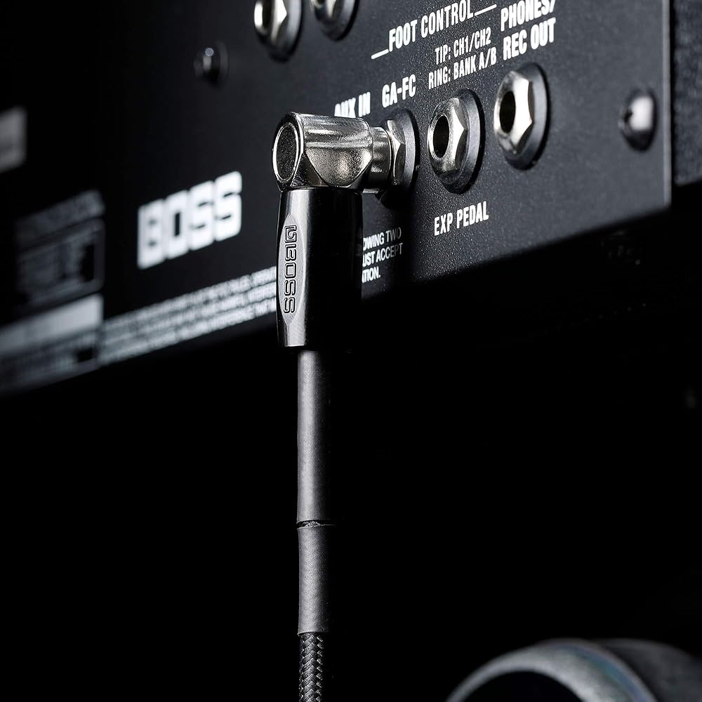 BOSS Boss TRS Cable BCC-20-TRA 6m Long L-Shape-Straight Plug Instrument Cable Shield Footswitch E...