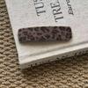 Elegant Leopard Print Hair Clip: Autumn & Winter Water Drop BB Bangs & Flyaway Clip