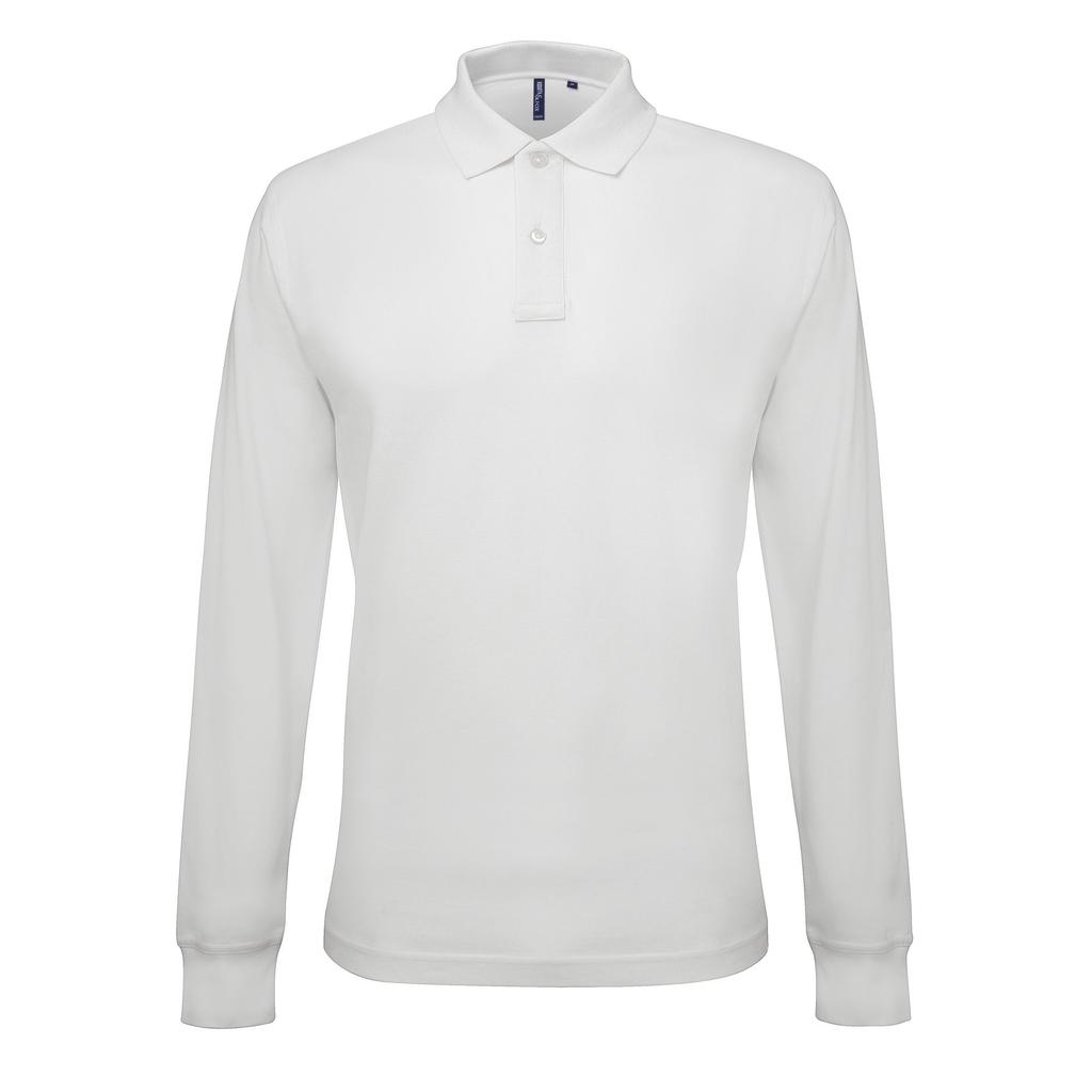 Asquith & Fox Mens Classic Fit Long Sleeve Polo Shirt