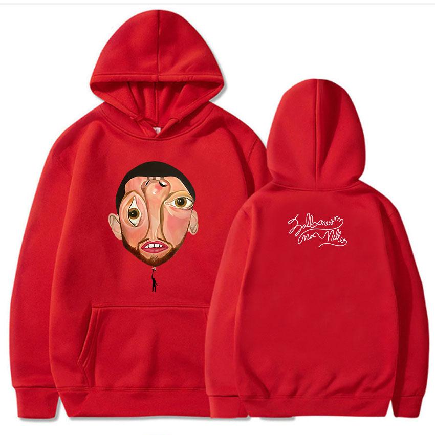 MaccMiller Balloonerism Album Tisk Mikiny Pánské Hip Hop Unisex Streetwear Nová Móda Pulovry Grafický Potisk Mikina