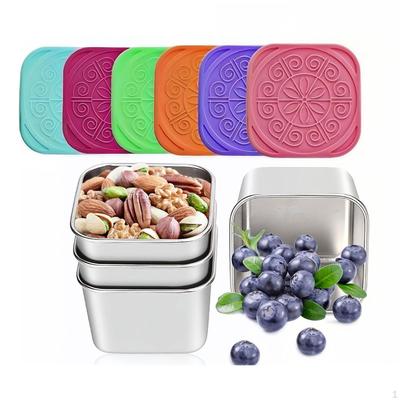 6 Pieces Dressing Container Condiment Dipping Dish Sauce Pan for Restaurant Cafe