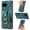For Google Pixel 9a Phone Case Leather Back Cover with Card Slots Kickstand