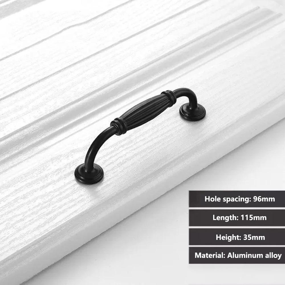 Aluminum Alloy Arched Cabinet Door Handles Minimalist Retro Style Drawer Handle Light Luxury Multifunctional Furniture Handles