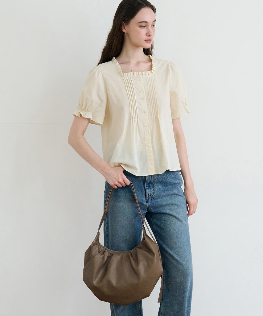 Drawfit Women Burwood Tuck Hobo Bag [Brown]