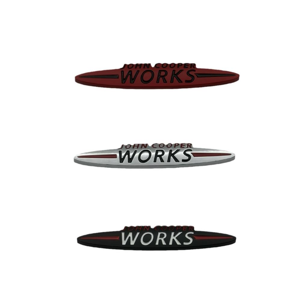 BMW Mini Zinc Alloy Tailgate Emblem - John Works Cooper Edition