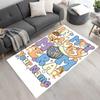 Bluey Personalized Text Carpet Perfect for Dormitory Outdoor Living Rooms Game Room Anti-slip Rug Office Home Decor