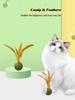 Cat Toy Ball Feather Funny Cat Mint Ball Plus Feather Mint Ball Throwing Toys Interactive Plush Toys Catnip Pet Supplies