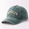 European and American washed old baseball cap retro letter embroidered cowboy hat fashion casual curved brim cap sun hat