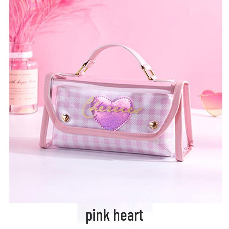 Girly Style Pencil Case: Cute, Fresh, Large Capacity for Junior High School Girls