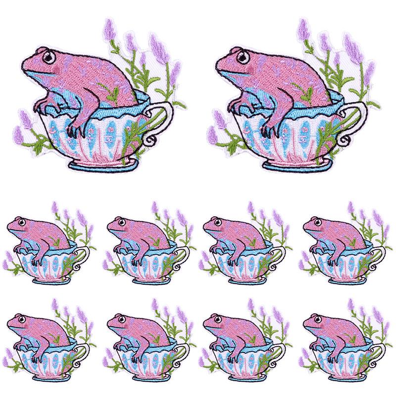 5 szt./Partie Księżyc Motyl Taśma Kwiat Haftowana Naszywka Kreskówkowe Naszywki Na Ubrania DIY Naszywki Do Naprasowywania Na Ubrania Naklejki Do Naszywania