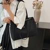 New Canvas Bag Versatile Shoulder Bag Large Capacity Student Class Commuter Bag Handheld Cloth Bag Tote Bag