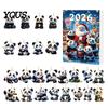Christmas Countdown Calendar Panda Advent Calendars 2026, 2D Acrylic Cute Hanging Ornaments for Themed Party Favors Xmas Tree, 24 Days Calendar, Gifts