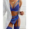 Lace Babydoll Open Bra Set Women's Intimates Sexy Bra G-String & Lingerie Sets Transparent Bralette Set Erotic Sexy Underwear