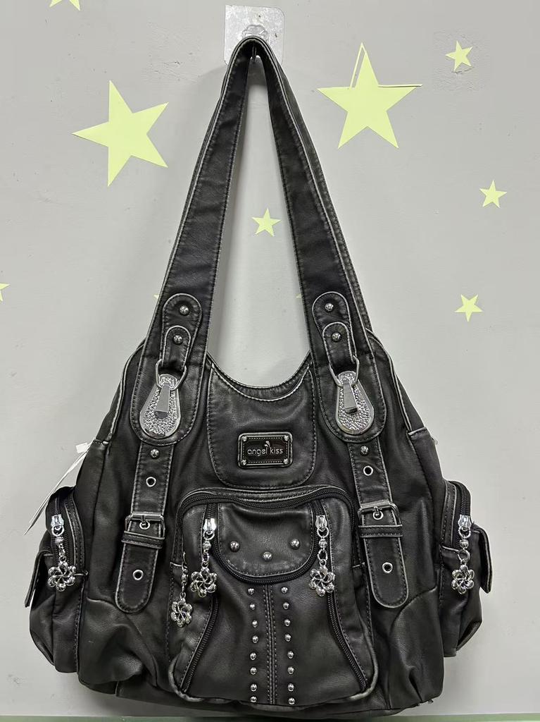 Angel kiss Tasche Damen Mode Handtaschen Damen Umhängetaschen PU Leder Handtasche Weibliche Umhängetasche Umhängetasche bolsa feminina