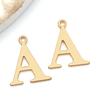 Stainless Steel Alphabet Pendant Jewelry Accessories for DIY Necklaces, Bracelets & Earrings